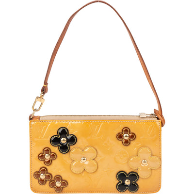 Louis Vuitton Limited Flower Vernis Monogram Lexington Pochette Handbag