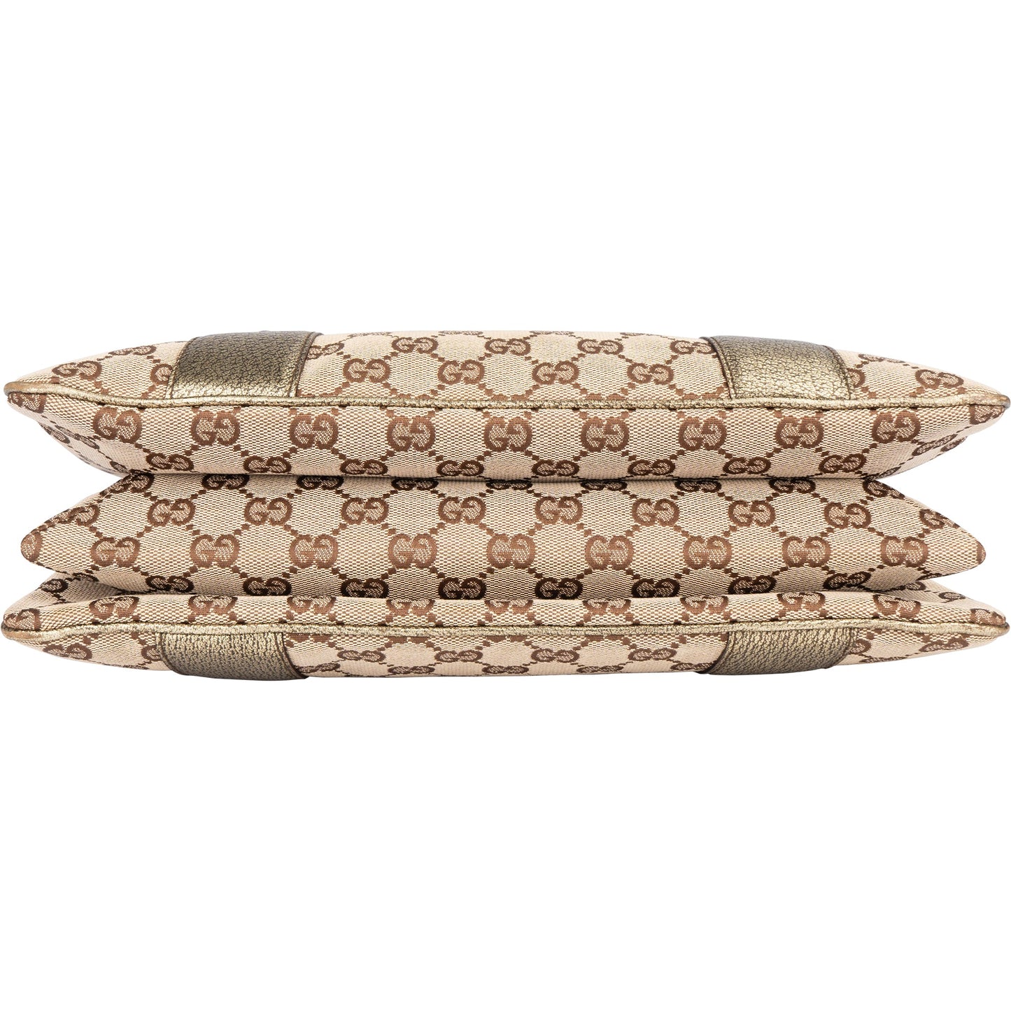 Gucci GG Monogram Golden Bamboo Handbag