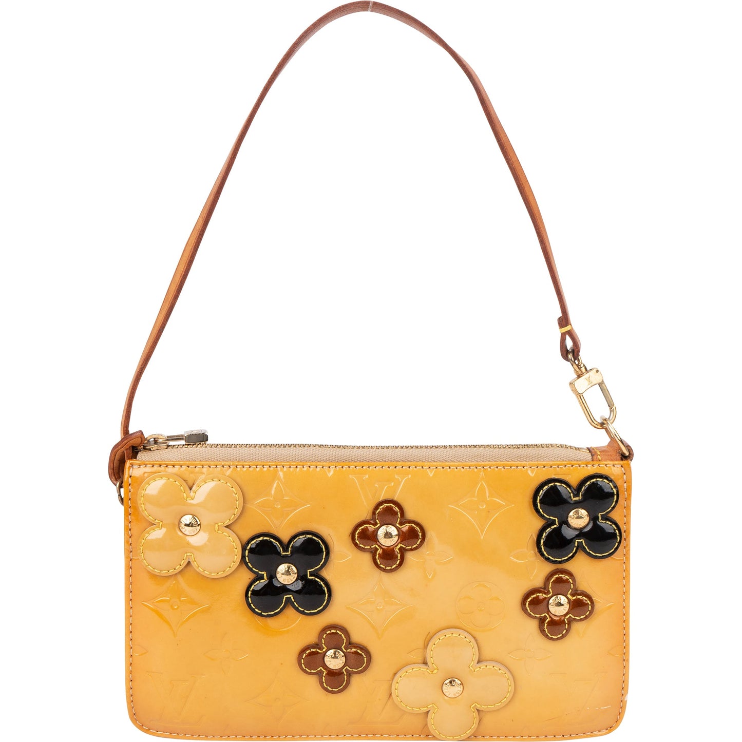Louis Vuitton Limited Flower Vernis Monogram Lexington Pochette Handbag