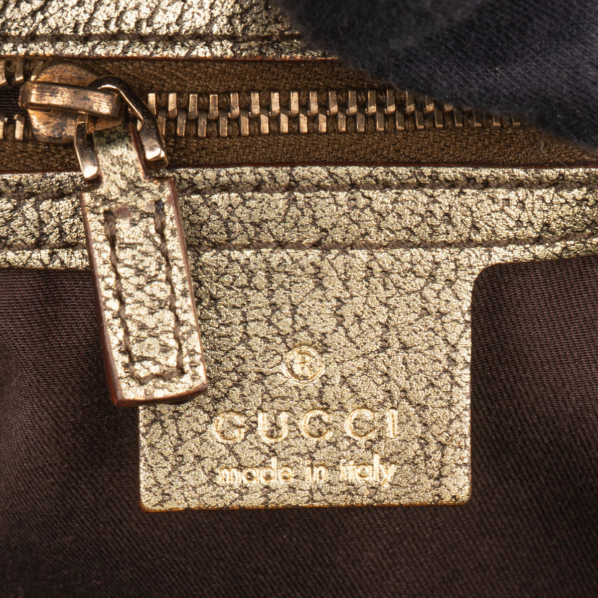 Gucci GG Monogram Golden Bamboo Handbag