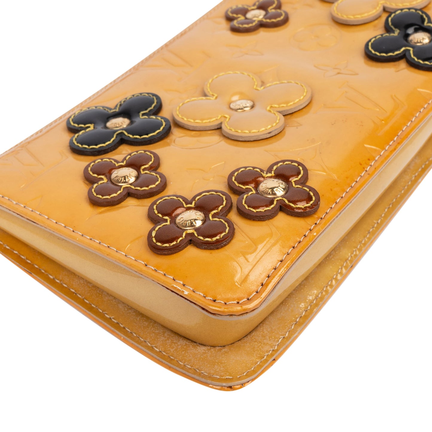 Louis Vuitton Limited Flower Vernis Monogram Lexington Pochette Handbag