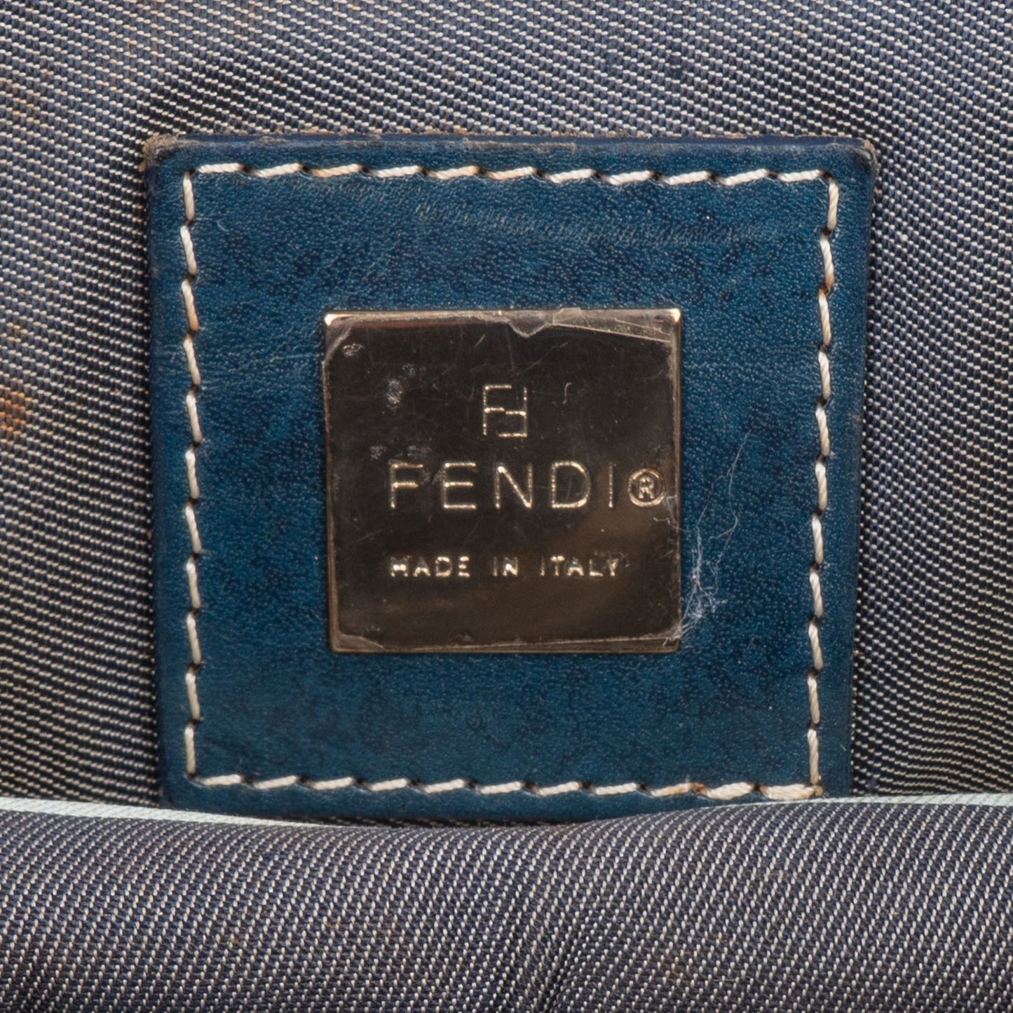Fendi Limited FF Buckle Baguette Shoulder Bag