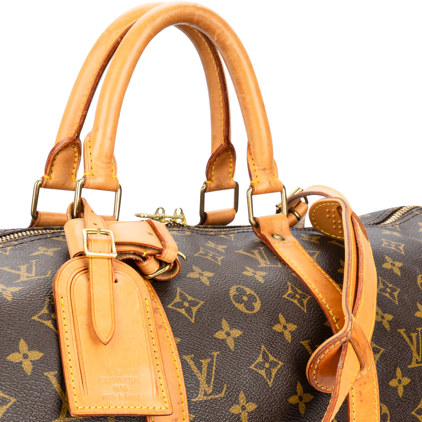 Louis Vuitton Monogram Canvas Keepall 50 Bandoulière Travel Bag