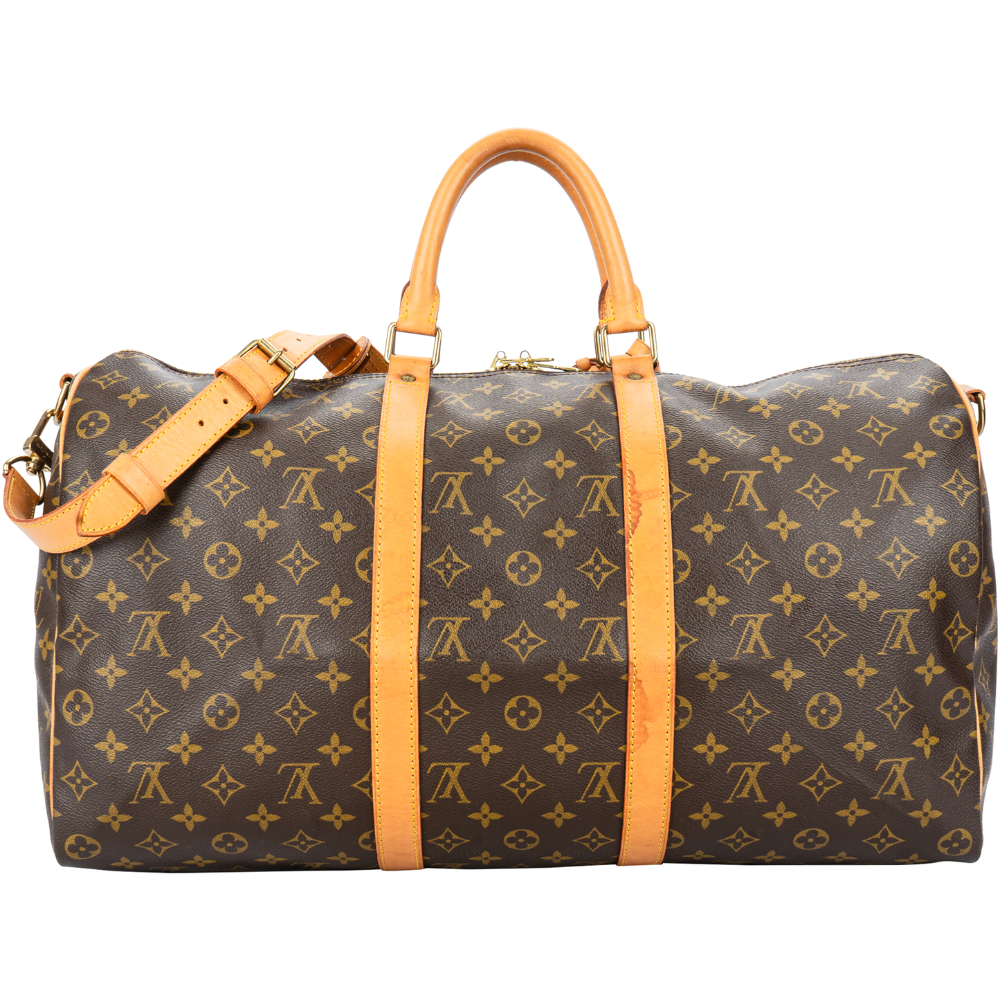 Louis Vuitton Monogram Canvas Keepall 50 Bandoulière Travel Bag