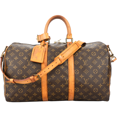 Louis Vuitton Canvas Monogram Keepall 45 Bandouliere