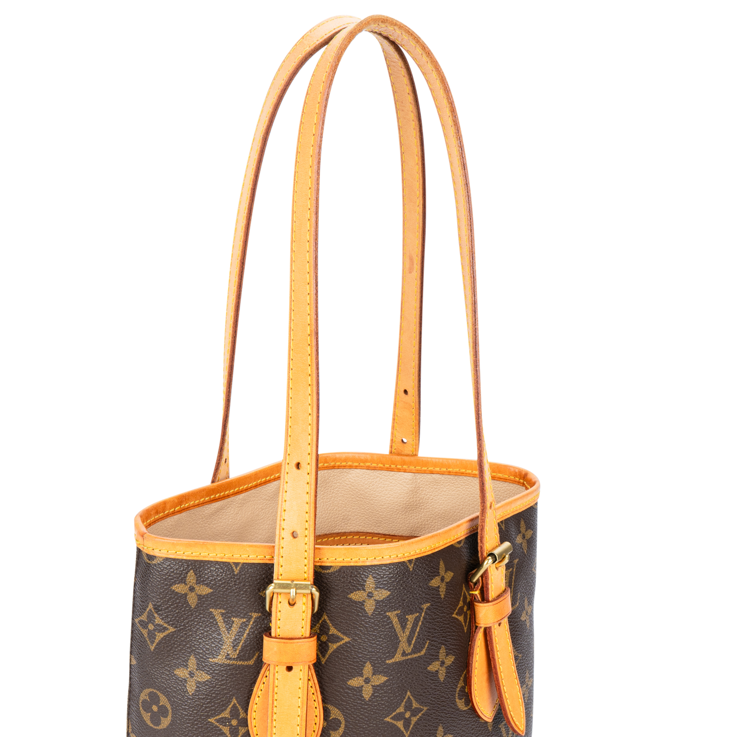 Louis Vuitton Monogram Canvas Bucket PM Shoulder Bag