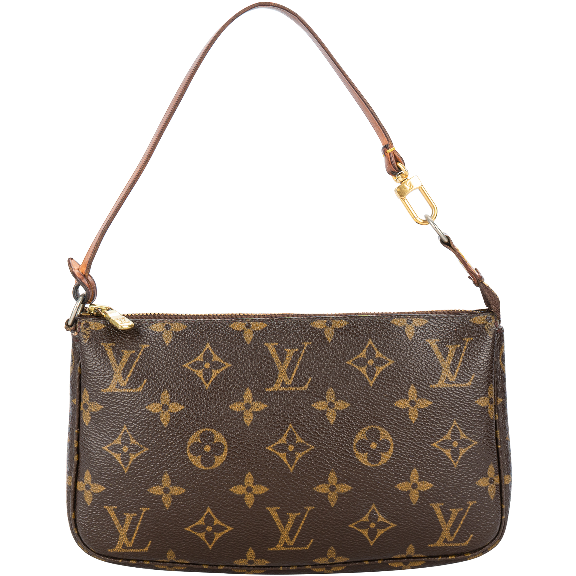 Louis Vuitton Canvas Monogram Pochette Accessoire Handbag