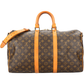 Louis Vuitton Canvas Monogram Keepall 45 Bandouliere