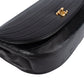 Chanel Stitching Lambskin 24K Gold Halfmoon Single Flap Shoulder Bag
