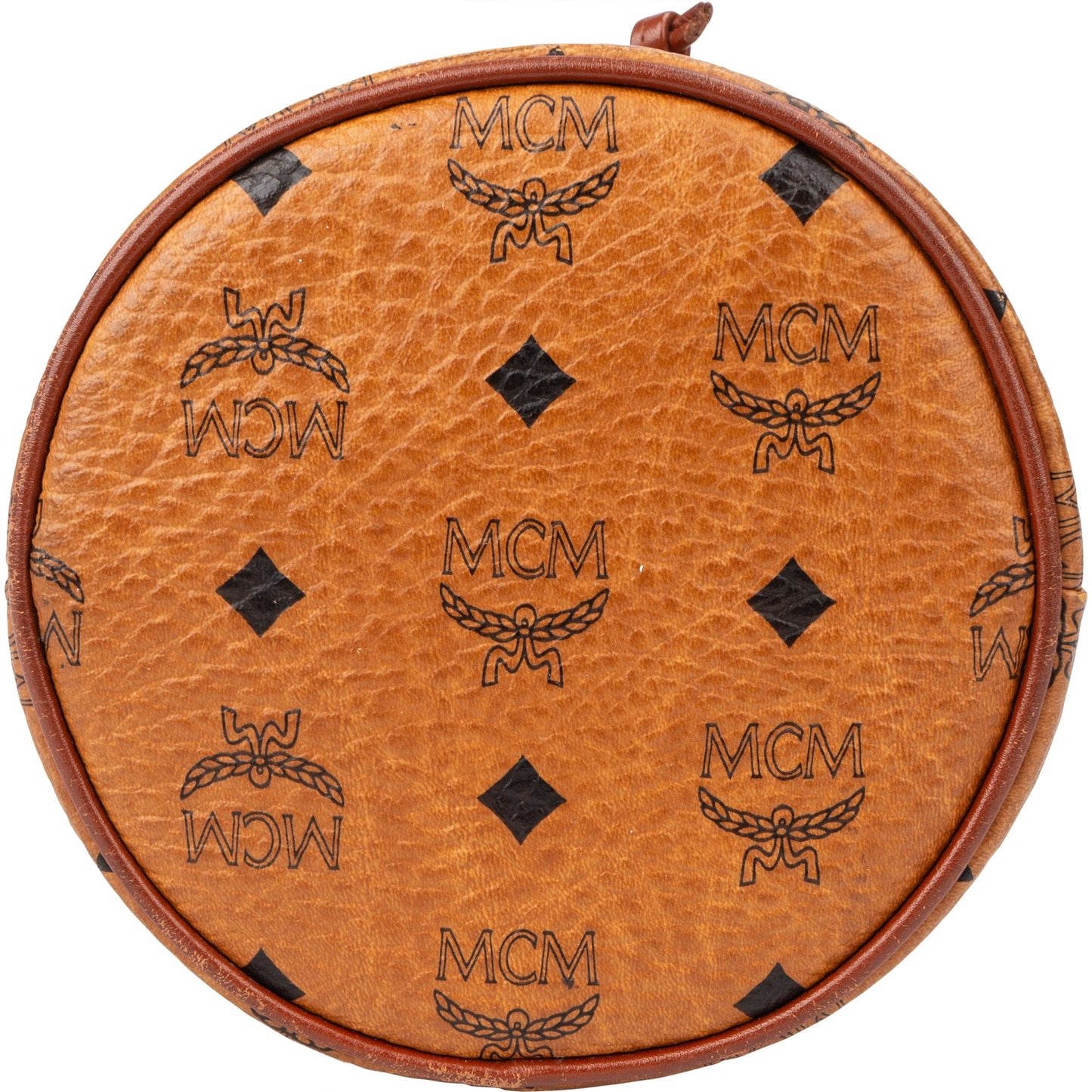 MCM Visetos Monogram Bucket Crossbody Bag