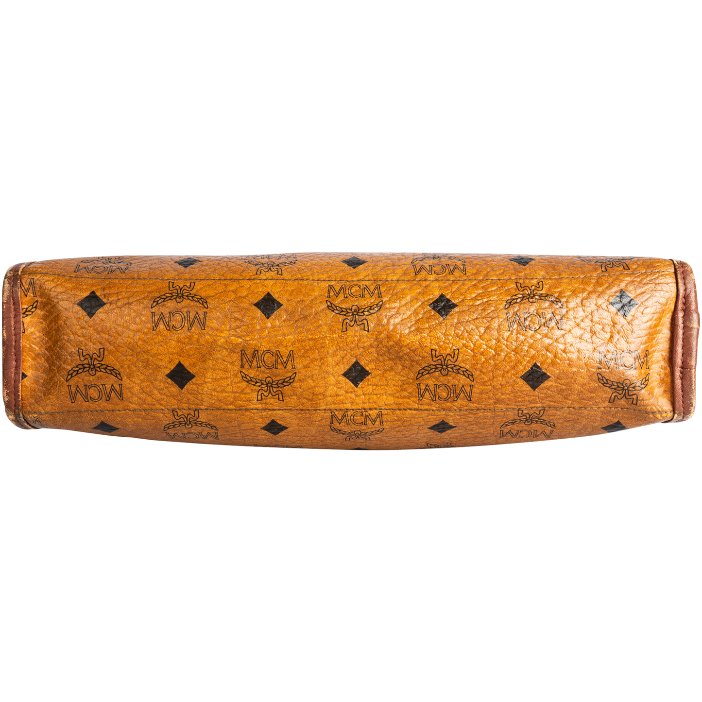 MCM Visetos Leather Monogram Clutch