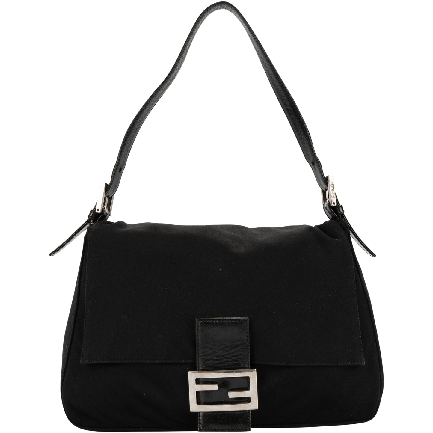 Fendi Black FF Buckle Mamma Bag