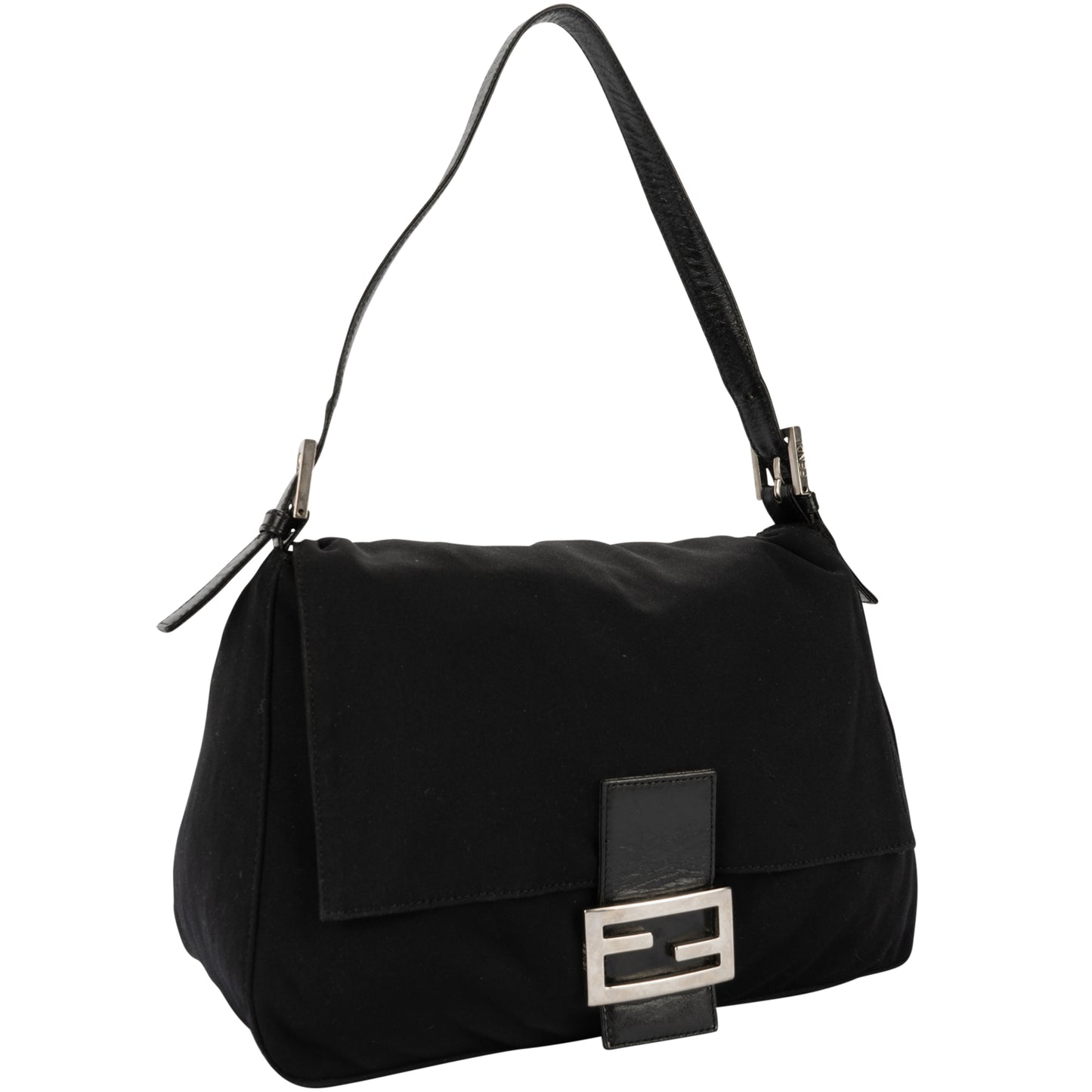 Fendi Black FF Buckle Mamma Bag