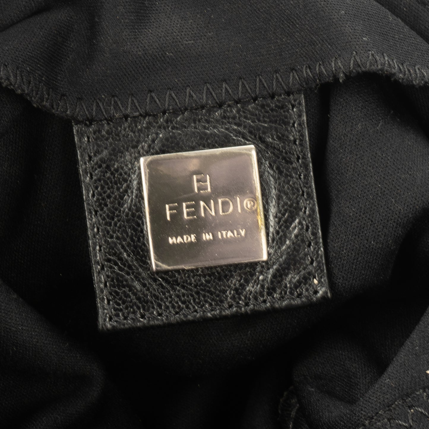 Fendi Black FF Buckle Mamma Bag