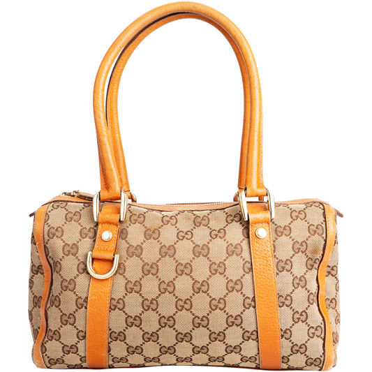 Gucci Monogram Boston Shoulder Bag