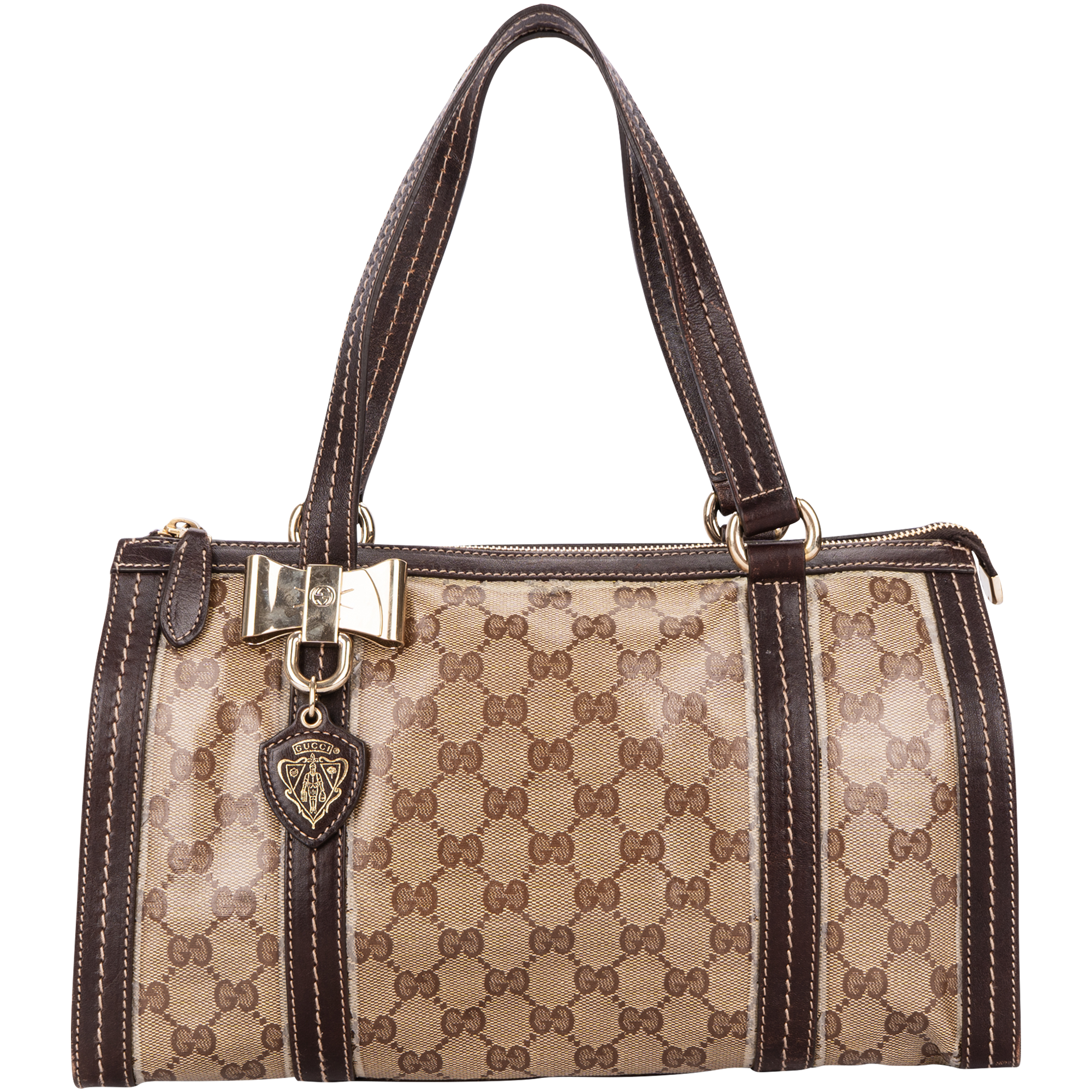 Gucci GG Monogram Crystal Duchessa Shoulder Bag