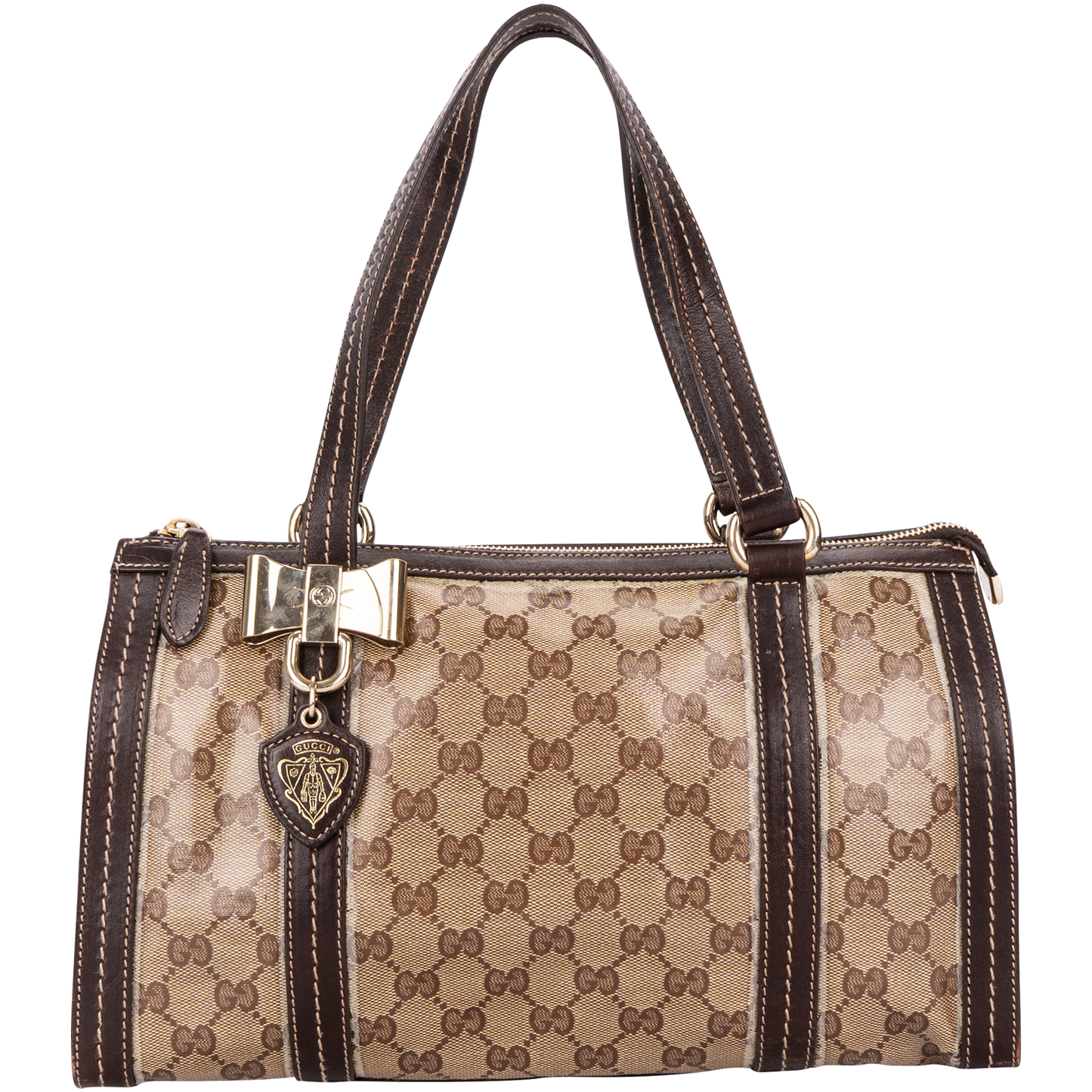 Gucci GG Monogram Crystal Duchessa Shoulder Bag