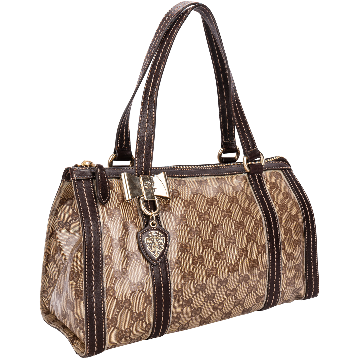 Gucci GG Monogram Crystal Duchessa Shoulder Bag