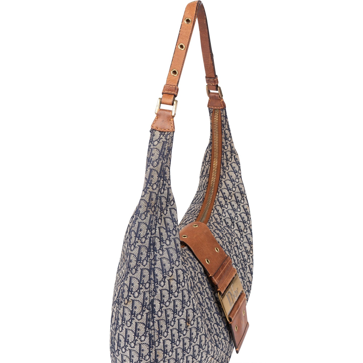 Christian Dior Trotter Monogram Hobo Bag