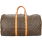 Louis Vuitton Monogram Canvas Keepall 55 Travel Bag