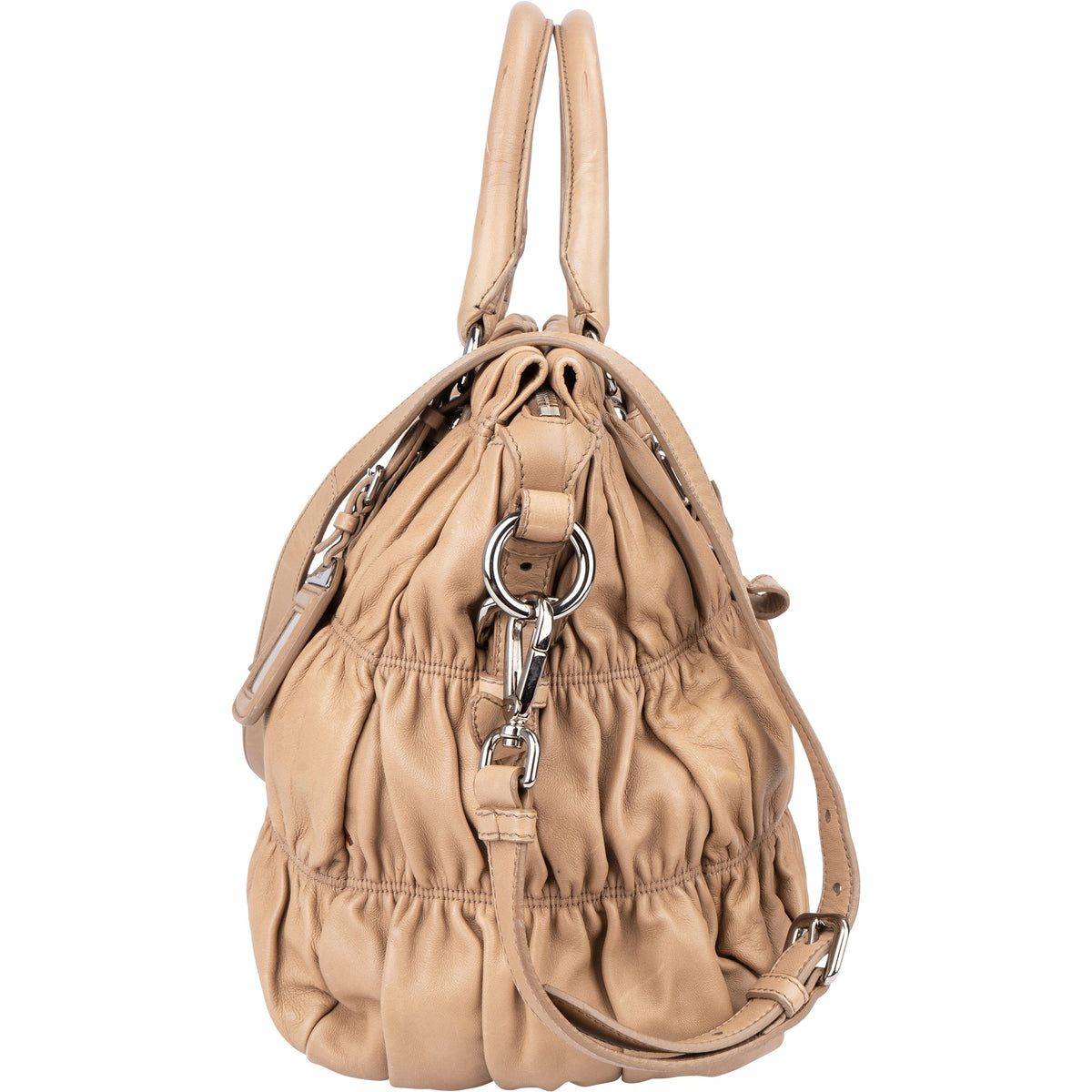 Prada Quilted Leather City Handbag