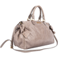 Miu Miu Taupe Leather City Handbag