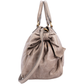 Miu Miu Taupe Leather City Handbag