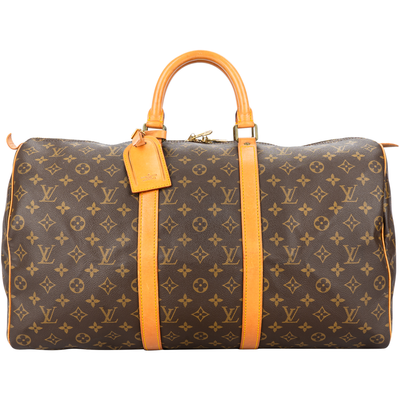 Louis Vuitton Monogram Canvas Keepall 50 Travel Bag