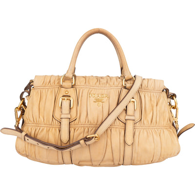 Prada Quilted Leather City Handbag