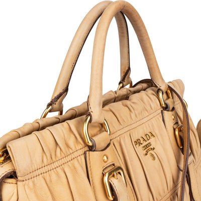 Prada Quilted Leather City Handbag