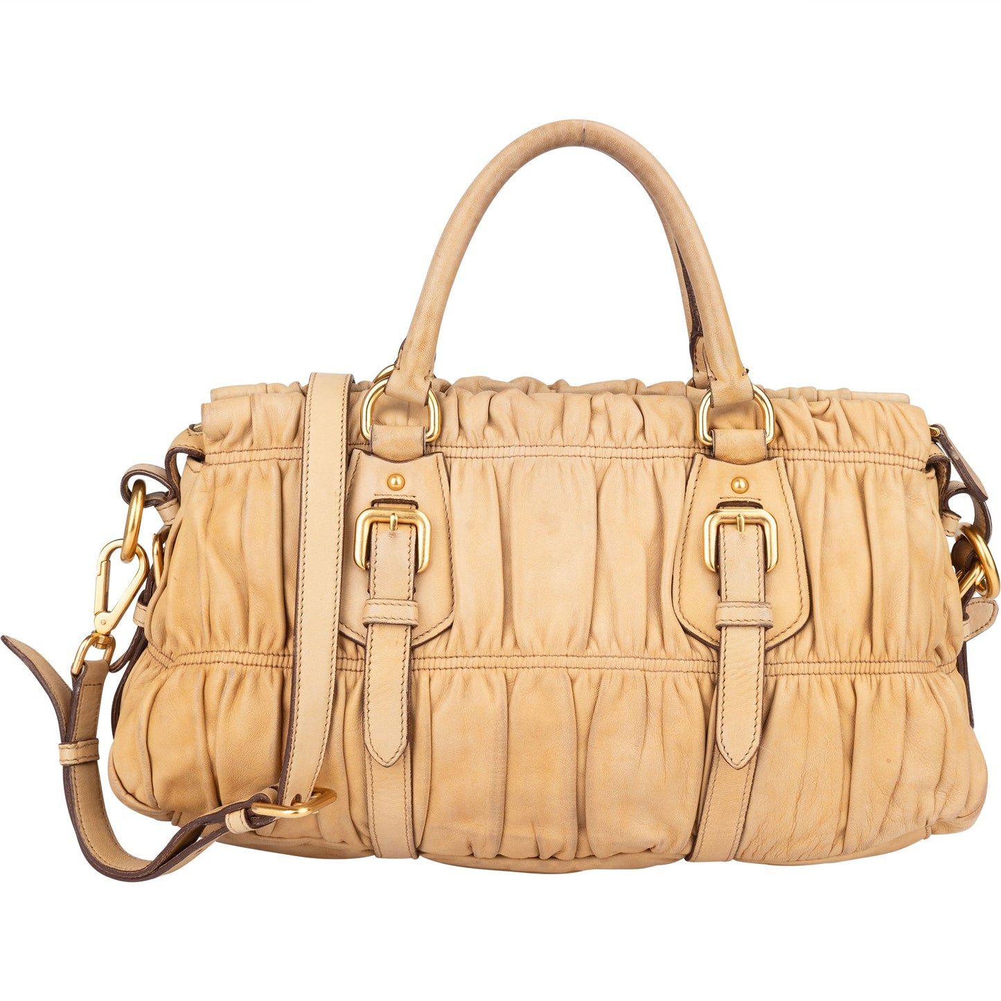 Prada Quilted Leather City Handbag