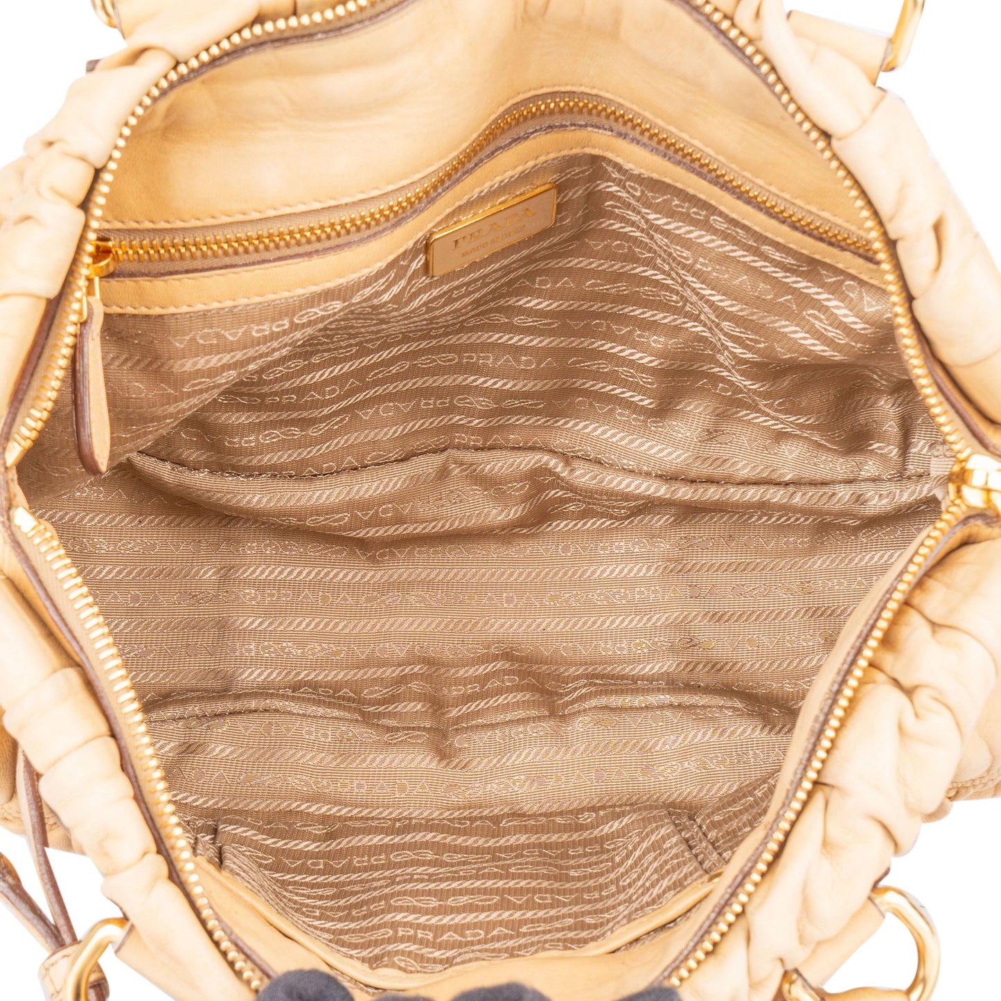 Prada Quilted Leather City Handbag