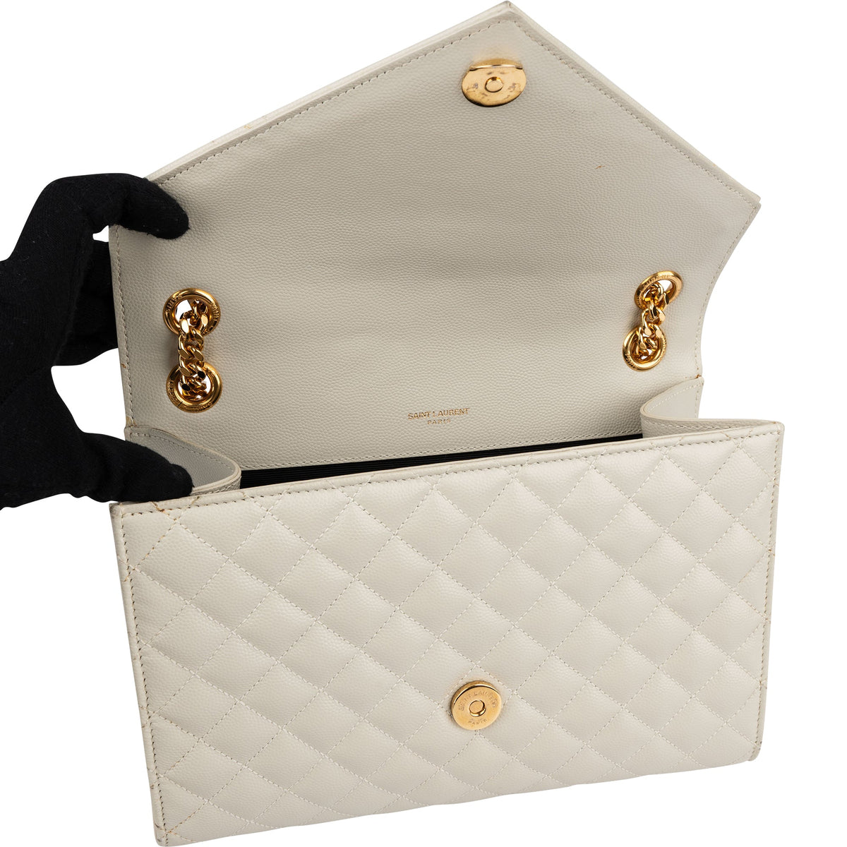 Saint Laurent Grain de Poudre Envelope Umhängetasche, Bild 10 von 13