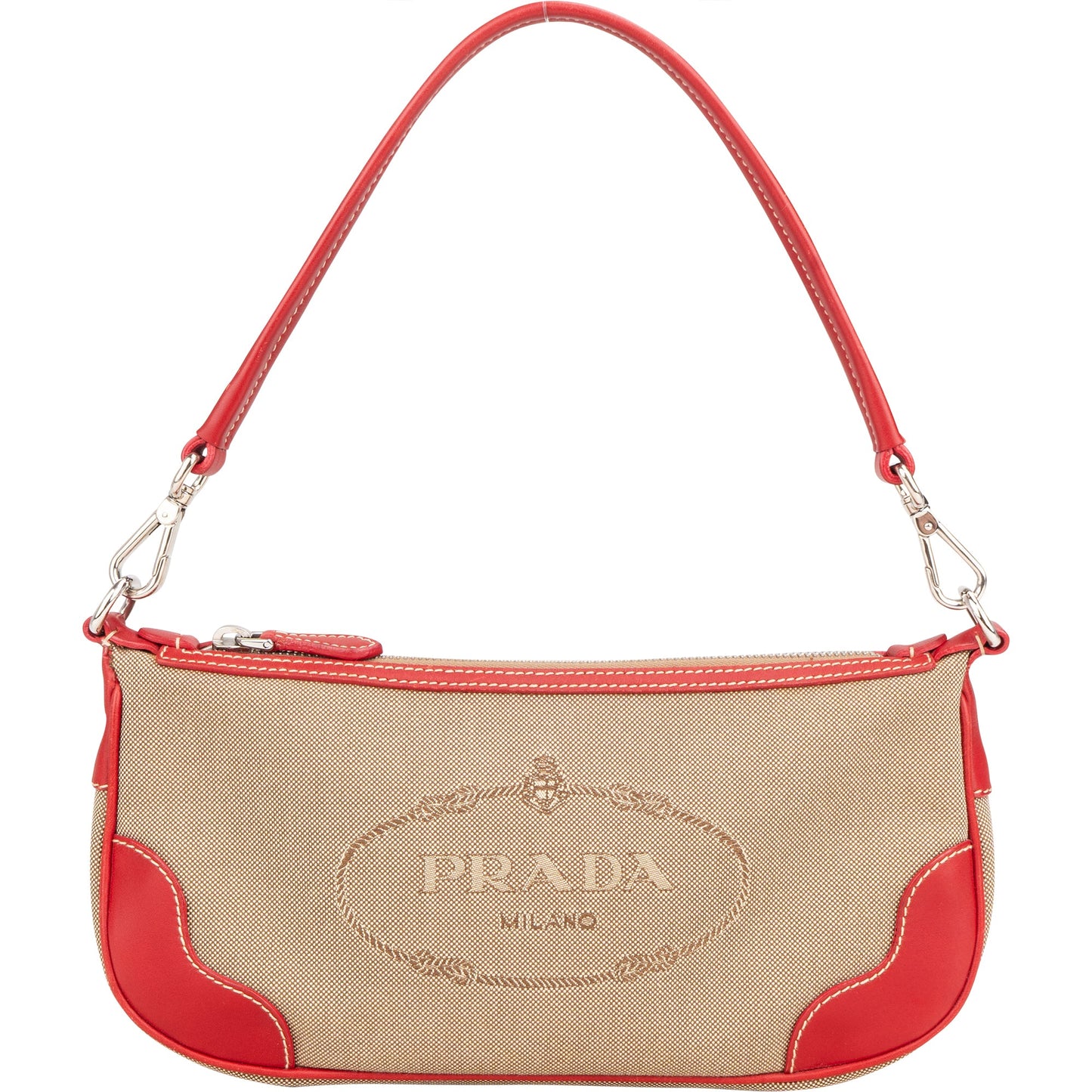Prada Classic Jacquard Mini Handbag