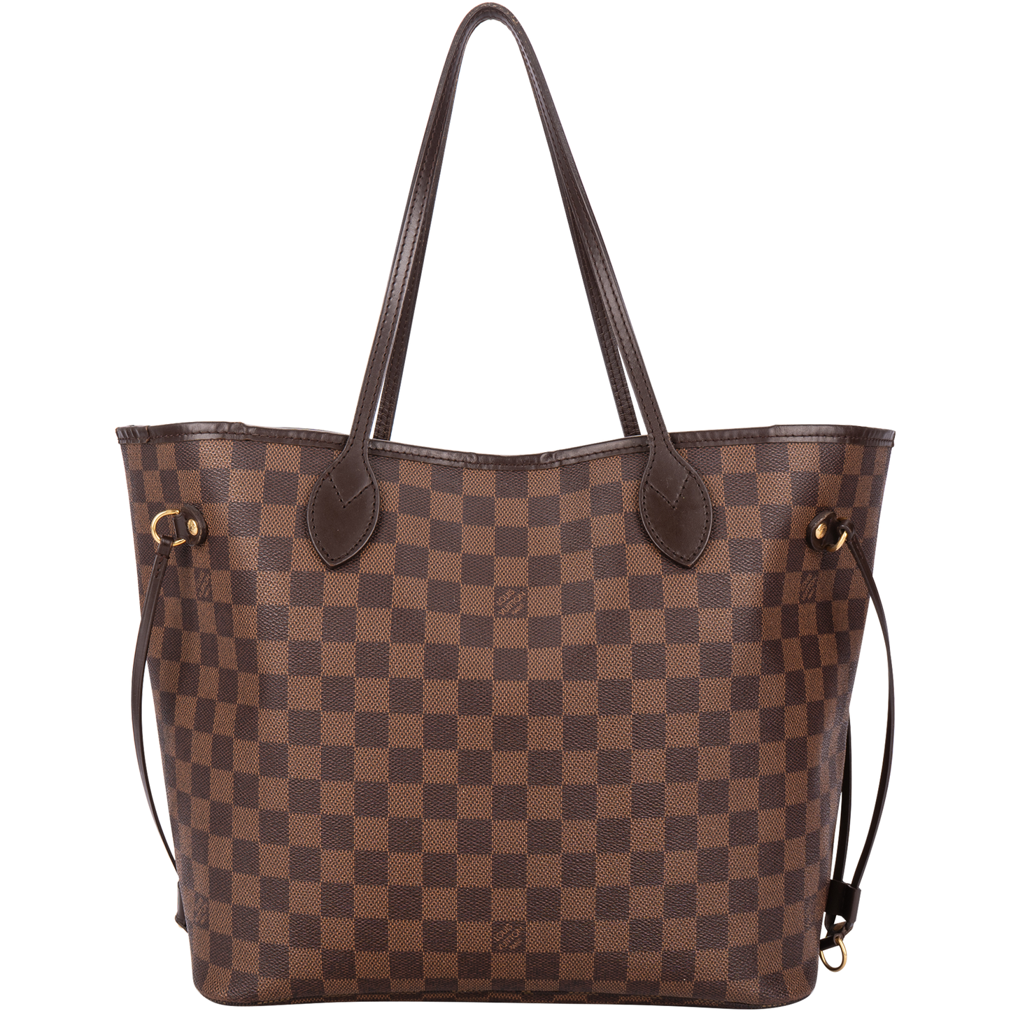 Louis Vuitton Monogram Damier Ebene Neverfull MM Shoulder Bag
