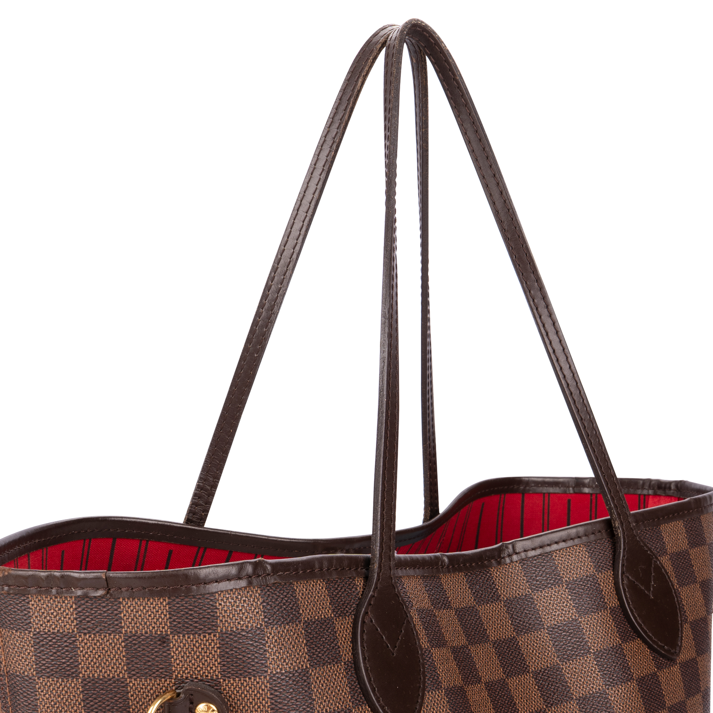 Louis Vuitton Monogram Damier Ebene Neverfull MM Shoulder Bag