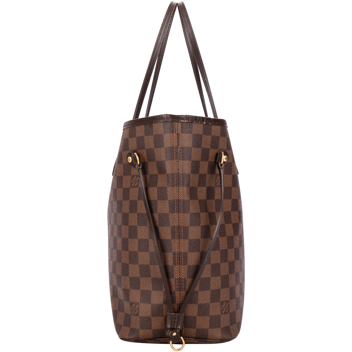 Louis Vuitton Monogram Damier Ebene Neverfull MM Shoulder Bag