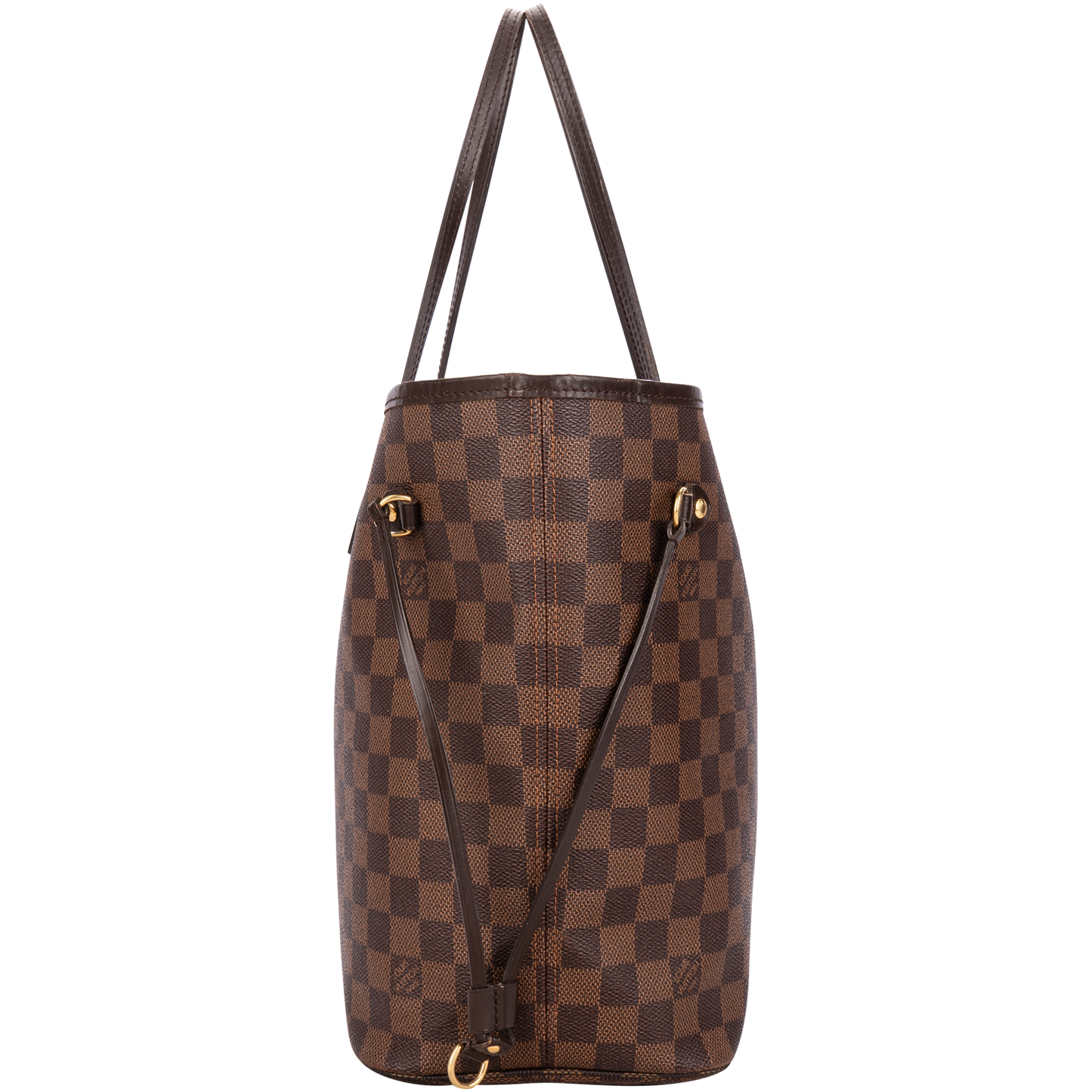 Louis Vuitton Monogram Damier Ebene Neverfull MM Shoulder Bag
