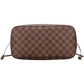 Louis Vuitton Monogram Damier Ebene Neverfull MM Shoulder Bag