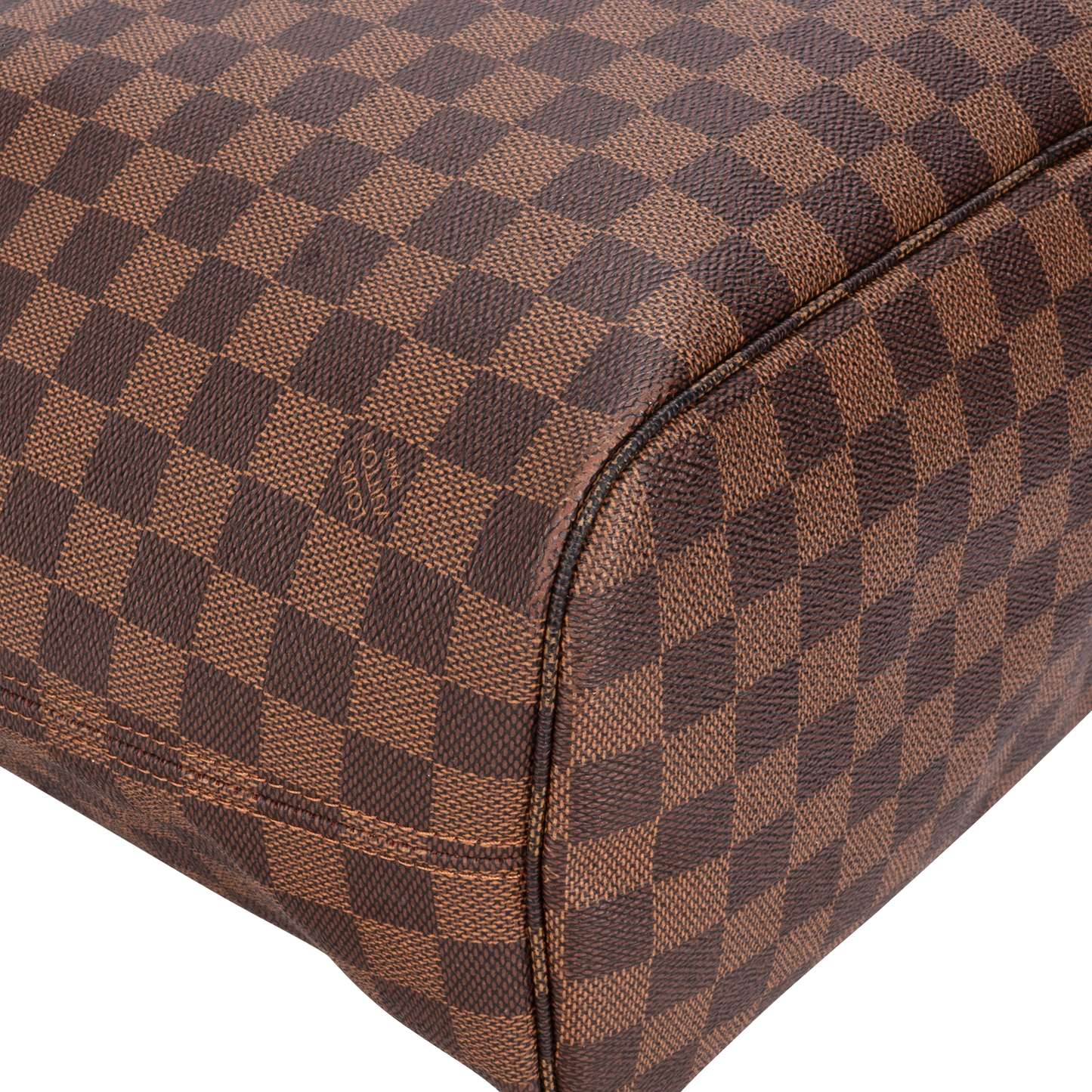 Louis Vuitton Monogram Damier Ebene Neverfull MM Shoulder Bag