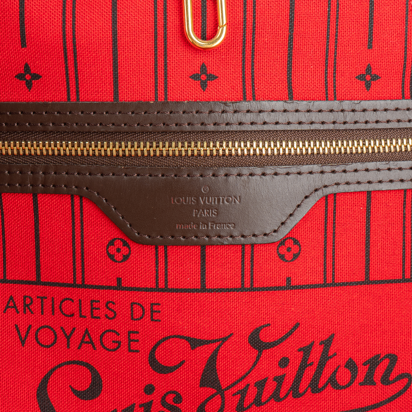 Louis Vuitton Monogram Damier Ebene Neverfull MM Shoulder Bag
