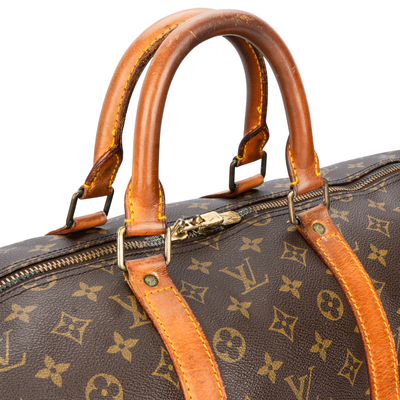 Louis Vuitton Monogram Canvas Keepall 55 Travel Bag
