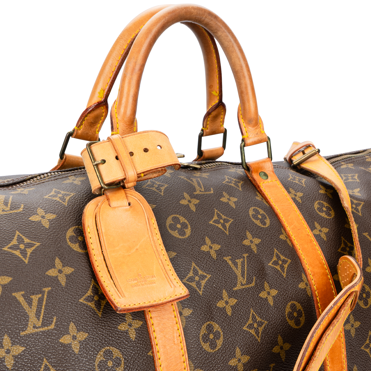Louis Vuitton Monogram Canvas Keepall 60 Bandoulière Travel Bag