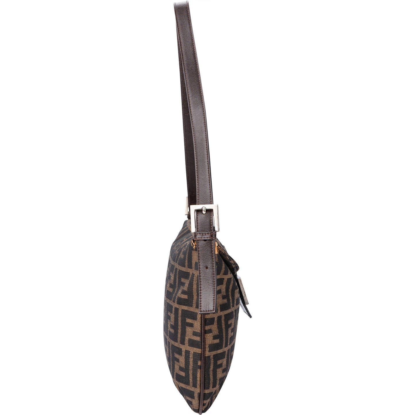Fendi FF Monogram Baguette Shoulder Bag
