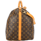 Louis Vuitton Monogram Canvas Keepall 60 Bandoulière Travel Bag