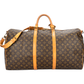 Louis Vuitton Monogram Canvas Keepall 60 Bandoulière Travel Bag