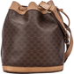 Celine Macadam Drawstring Bucket Shoulder Bag