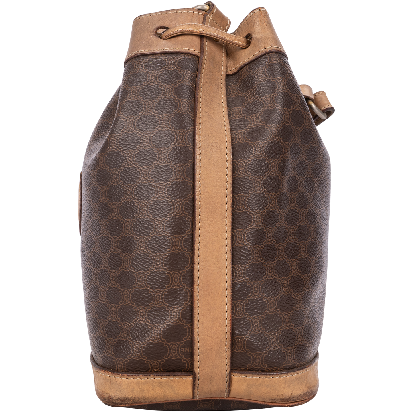 Celine Macadam Drawstring Bucket Shoulder Bag