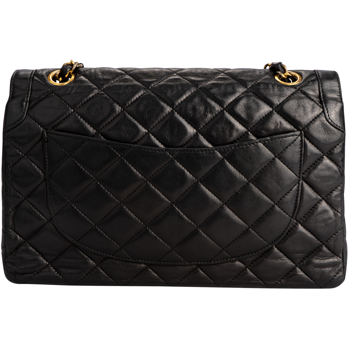 Chanel Quilted Lambskin 24K Gold Double Flap Bag