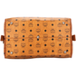 MCM Monogram Visetos Boston 35 Handbag